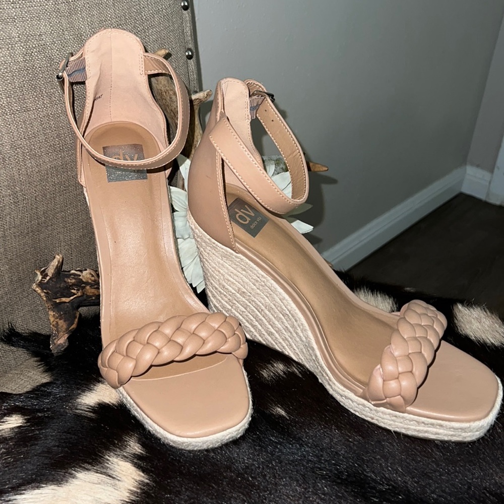 Dolce Vita Nude Wedge Sandal NWOT